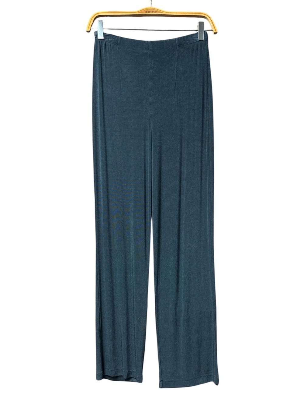 Chico's Travelers Women’s Teal Blue Pull-on Stretch Knit Pants Size 1 (Medium)